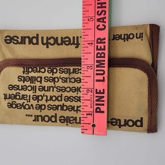 Porte-Monnaie Pour... in other words... french purse Canvas Wallet - Picture 8 of 9